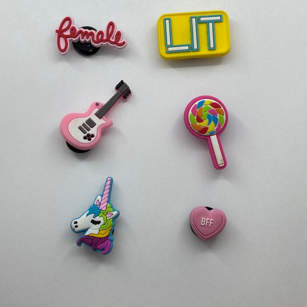Charms for bracelets or clogs